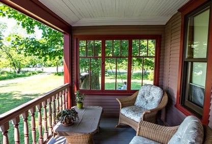 A sunny porch in Petoskey, MI